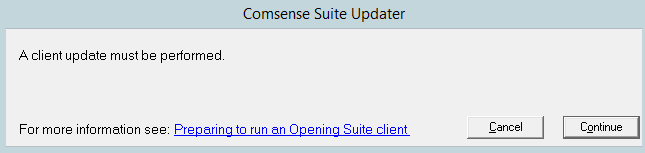 Comsense Suite Updater.