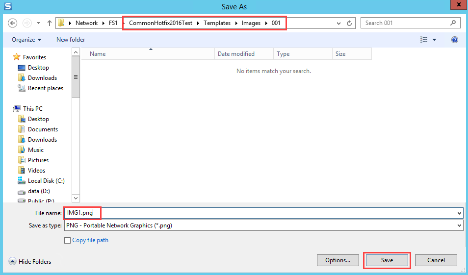Save As window; shows the folder pathway to the Division folder, the file name and type, and Save button.